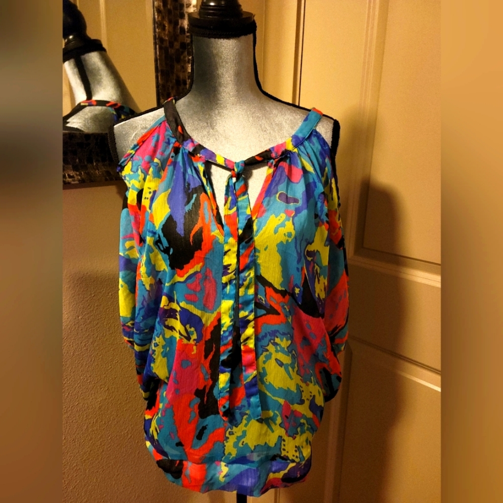 Ladies Blouse in Multi-colors
